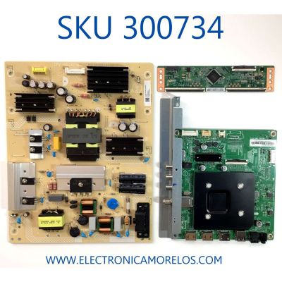 KIT DE TARJETAS PARA TV INSIGNIA / MAIN XLCB02K059 / 715GC034-M0C-B00-005Y / FUENTE PLTVKY821XAFBCU / 715GA08-P01-009-003S / T-CON 3CCBB5000150 / CV500U2-T01 / DISPLAY CV500U2-T01 / MODELO NS-50F501NA22